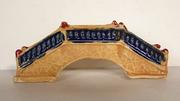 Oriental bridge for home decor, moss gardens, water gardens, bonsai trees